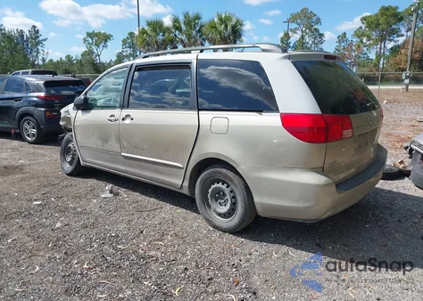 2004 Toyota Sienna Le z USA, uszkodzony, nr VIN 5TDZA23C24S049399